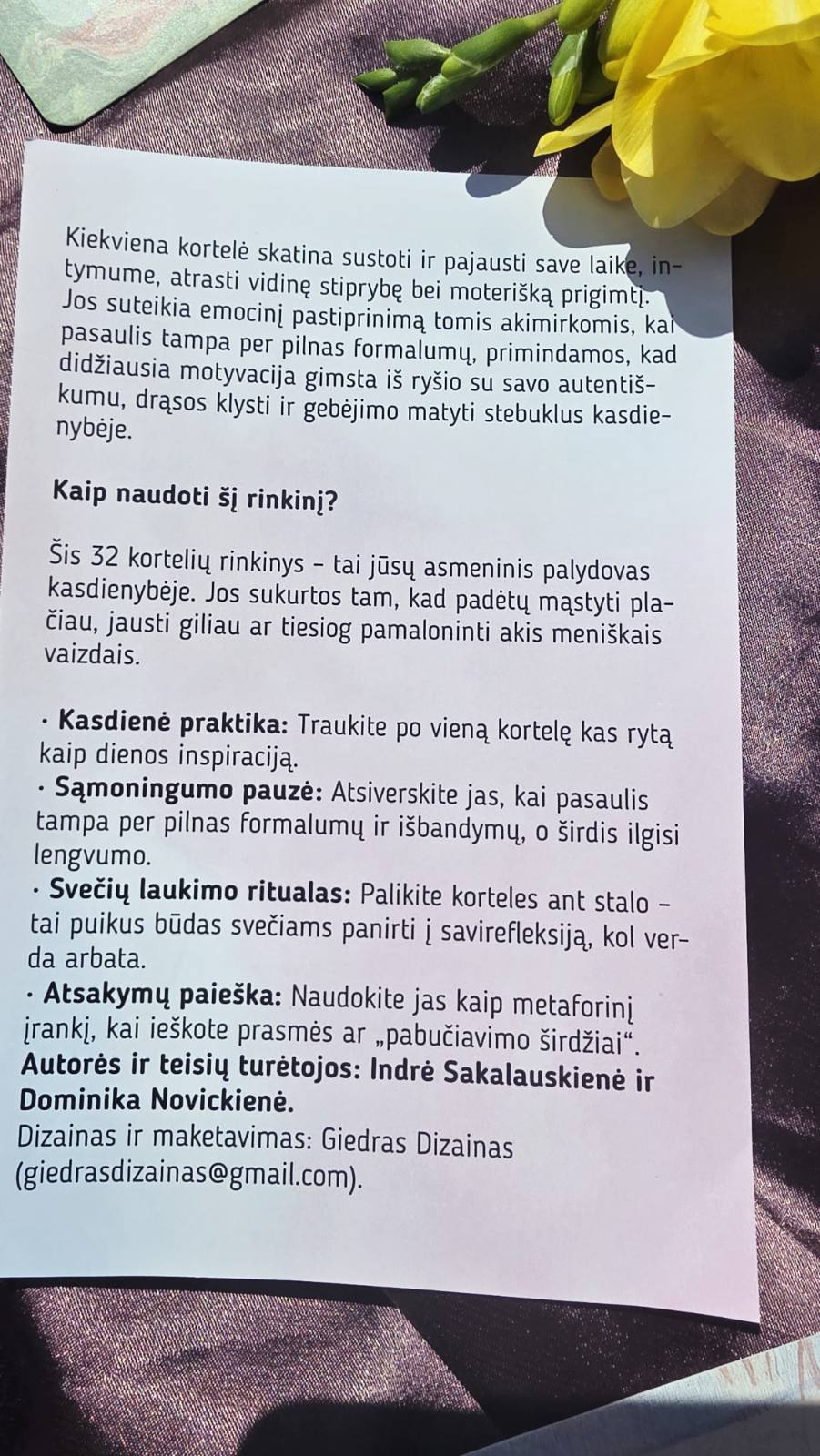 Motyvacinės kortelės moterims