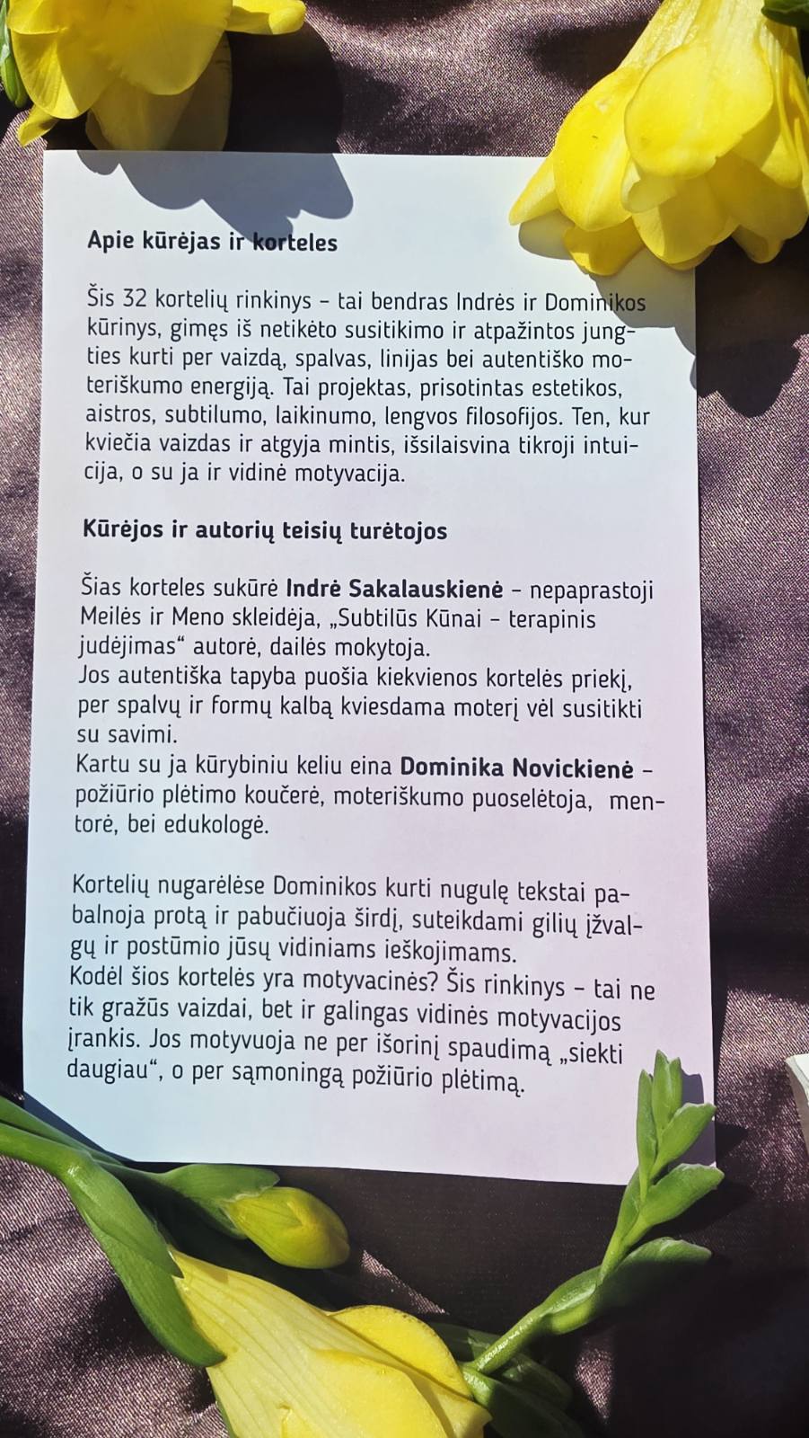 Motyvacinės kortelės moterims
