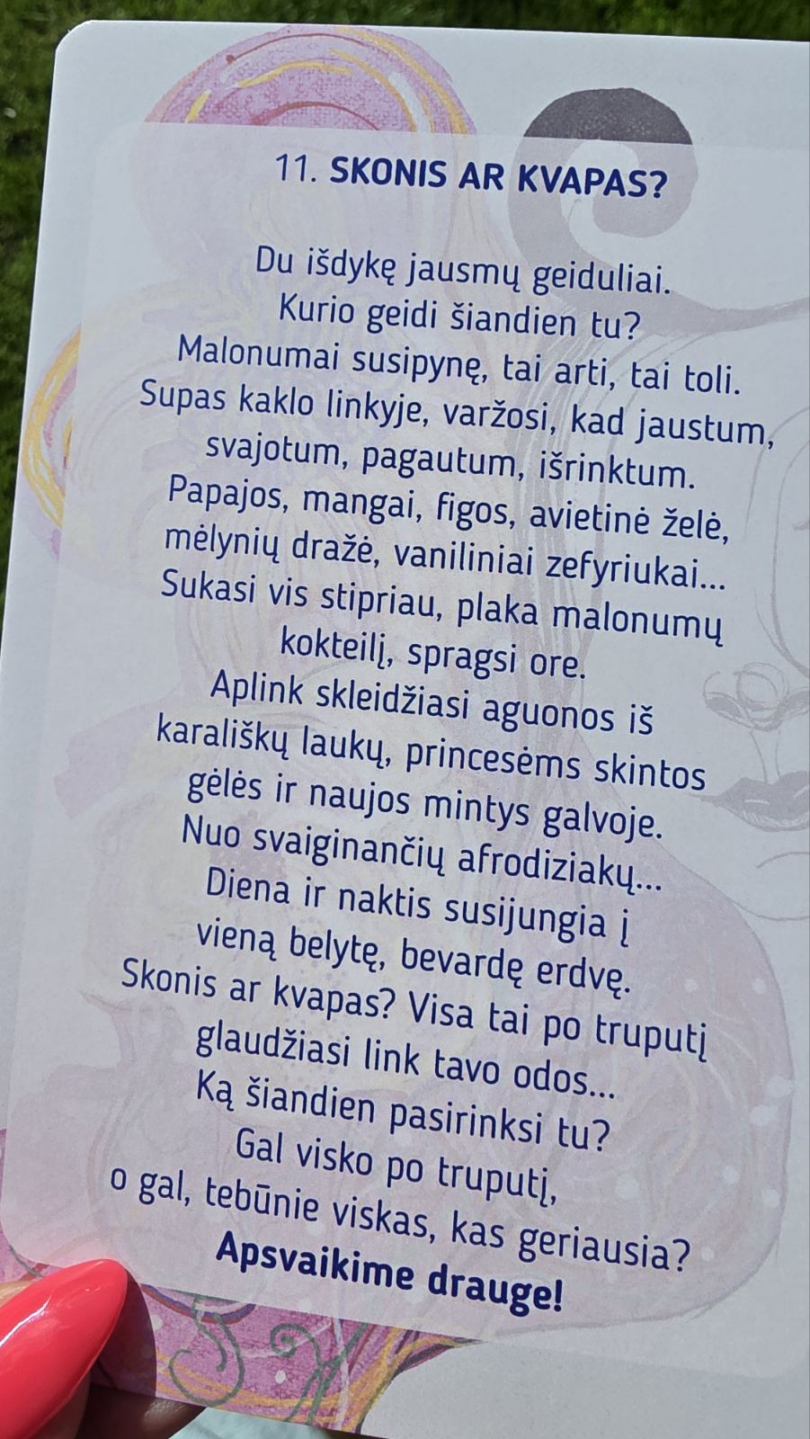 Motyvacinės kortelės moterims